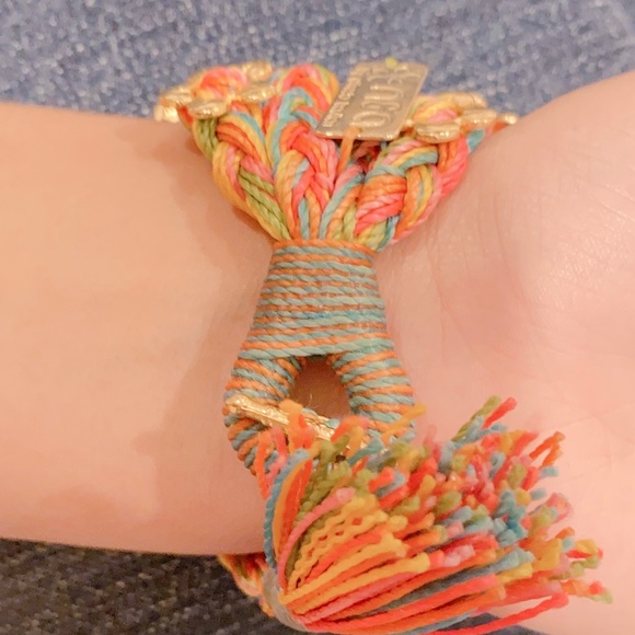 Brazil Multi Strand Butterfly Colored Bracelet - Picture 4 of 4